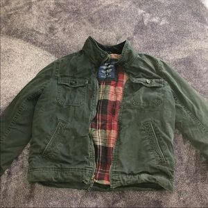 Mens American eagle Black Denim Jacket